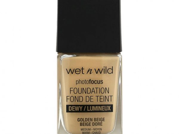 wet n wild, PhotoFocus Foundation, золотисто-бежевый, 28 мл (0,95 жидк. Унции)