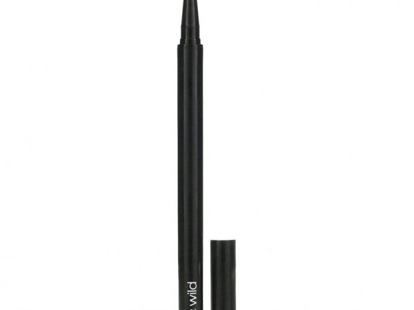wet n wild, Skinny, водостойкая жидкая подводка для глаз, ультра-черная, 0,5 мл (0,017 жидк. Унции)
