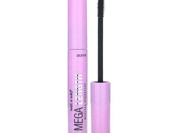wet n wild, Водостойкая тушь для ресниц Mega Length, Very Black, 6 мл (0,21 жидк. Унции)