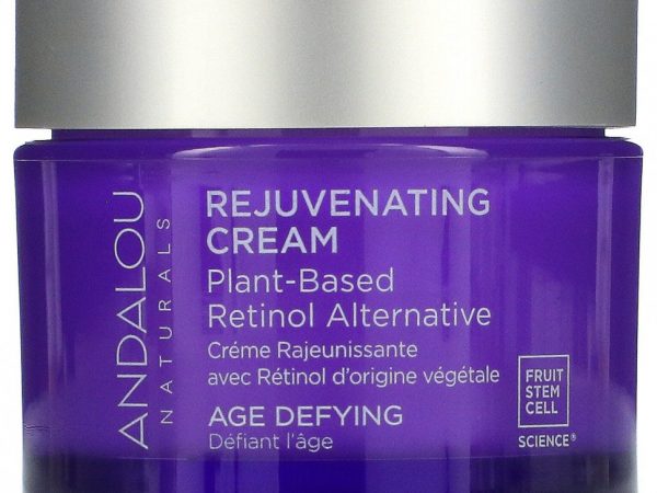 Andalou Naturals, омолаживающий крем, альтернатива ретинолу на растительной основе, антивозрастной, 50 г (1,7 унции)