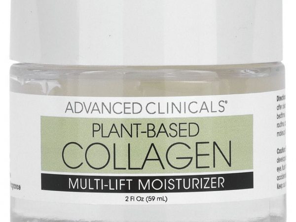 Advanced Clinicals, Plant Based Collagen, Multi-Lift Moisturizer, 2 fl oz (59 ml)