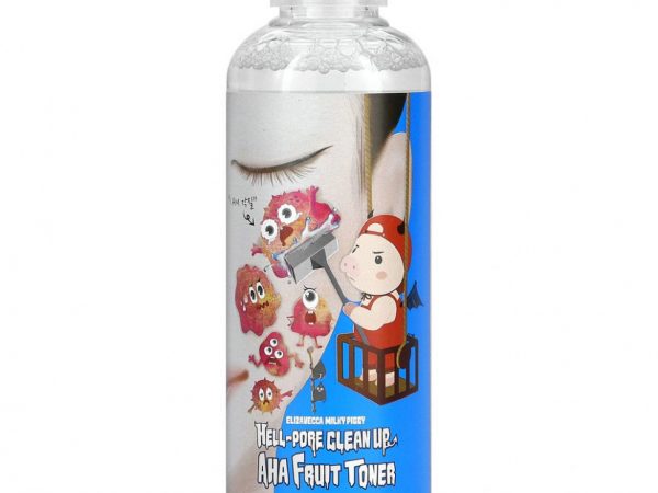 Elizavecca, Hell-Pore Clean Up, фруктовый тоник с АГК, 200 мл