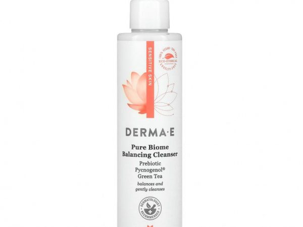 DERMA E, Pure Biome, балансирующее очищающее средство, 175 мл (6 жидк. Унций)