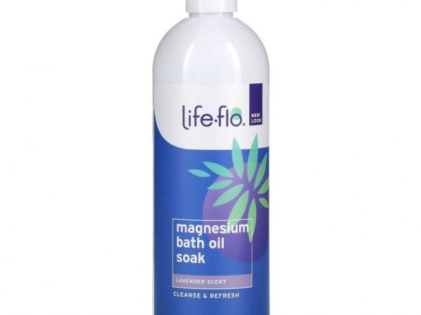 Life-flo, Магниевое масло для ванн, лаванда, 473 мл (16 жидк. Унций)