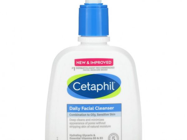 Cetaphil, Ежедневное очищающее средство для лица, 237 мл (8 жидк. Унций)