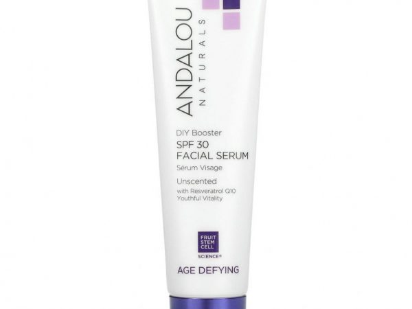Andalou Naturals, Сыворотка для лица, SPF 30, антивозрастная, без запаха, 38 мл (2 жидк. унции)