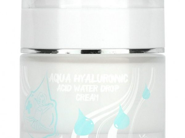 Elizavecca, Увлажняющий крем с гиалуроновой кислотой Aqua Hyaluronic Acid Water Drop Cream, 1,69 ж. унц. (50 мл)