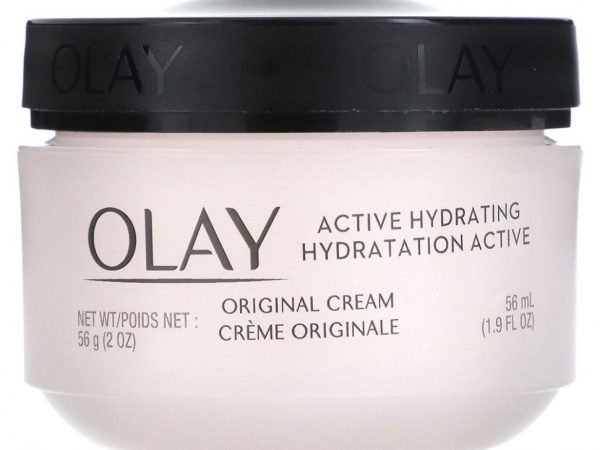 Olay, Active Hydrating, крем, оригинальный, 56 мл (2 жидк. унции)