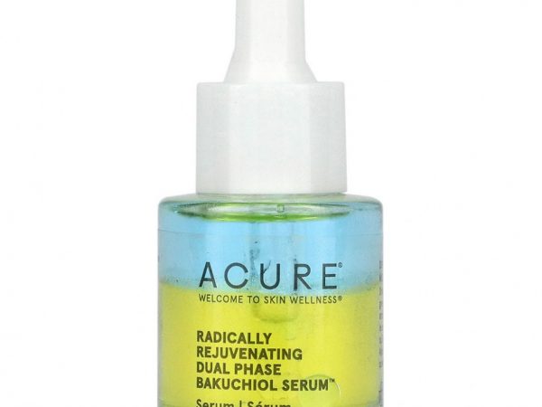 Acure, Radically Rejuvenating, двухфазная сыворотка с бакучиолом, 20 мл (0,67 жидк. унции)