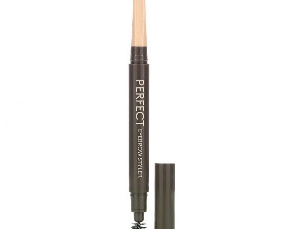 Missha, Perfect Eyebrow Styler, серо-коричневый, 0,15 г (0,005 унции)