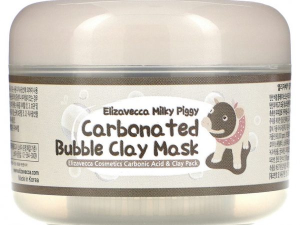 Elizavecca, Milky Piggy карбонизированная глиняно-пузырьковая маска, 100 г
