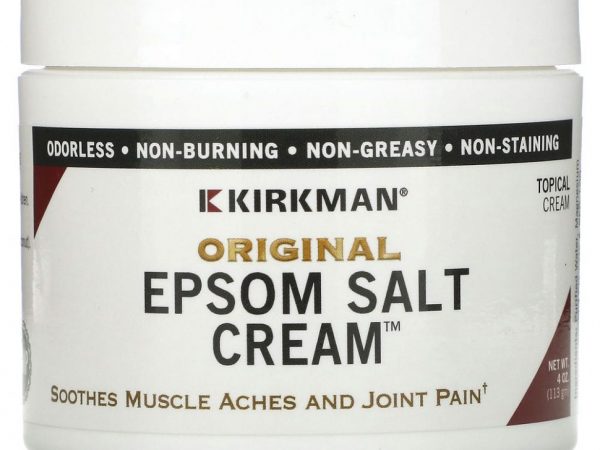 Kirkman Labs, крем с английской солью, 113 г (4 унции)