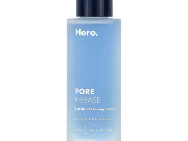 Hero Cosmetics, Pore Release, раствор для очищения от угрей, 100 мл (3,38 жидк. Унции)