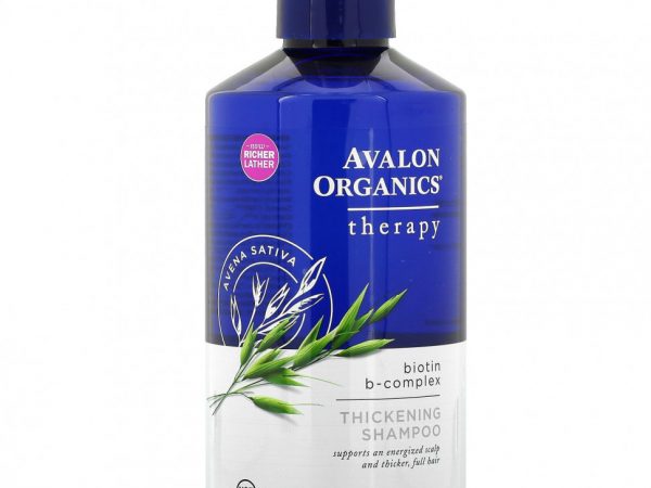 Avalon Organics, шампунь для густоты волос, с B-комплексом и биотином, 414 мл (14 жидк. унций)