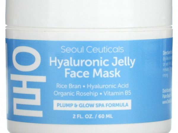 SeoulCeuticals, Маска для лица с гиалуроновым желе, 60 мл (2 жидк. Унции)