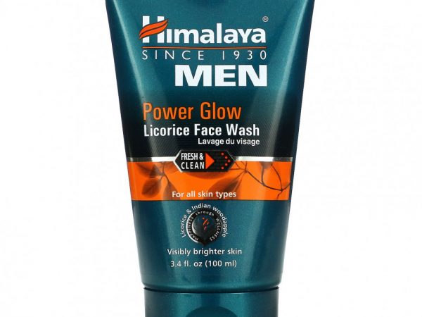Himalaya, Для мужчин, Power Glow, гель для умывания с лакричником, 100 мл (3,4 жидк. Унции)