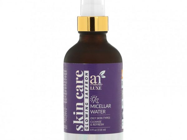 Artnaturals, Glowing Saffron, мицеллярная вода, 118 мл (4 жидк. Унции)