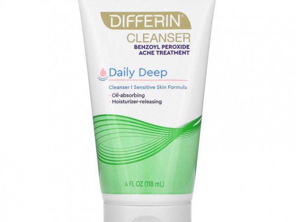 Differin, Daily Deep Cleanser, пенка для умывания, 118 мл (4 жидк. унции)