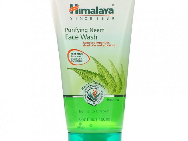 Himalaya, Средство для лица с очищающим нимом, для нормальной и жирной кожи, 5,07 ж. унц.(150 мл)