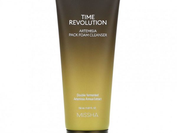 Missha, Time Revolution, очищающая пенка с полыней, 150 мл (5,07 жидк. Унции)