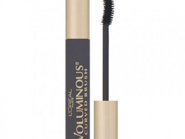 L'Oreal, Voluminous Curved, тушь для ресниц, оттенок 340 черный, 8 мл (0,28 жидк. унции)