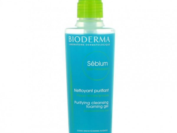 Bioderma, Sebium, Очищающая пенка для умывания, 6,67 жидких унций (200 мл)