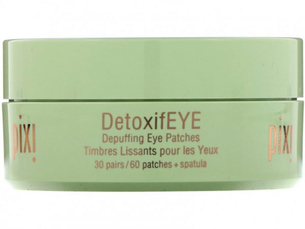 Pixi Beauty, Skintreats, DetoxifEye, патчи для глаз против отечности, 30 пар + лопатка