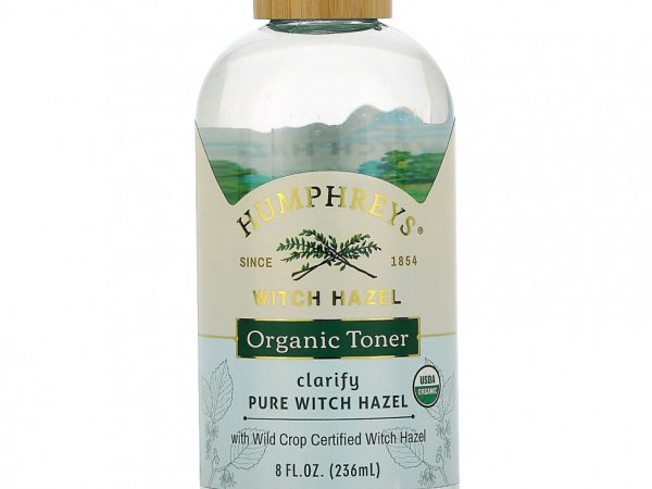 Humphrey's, Witch Hazel, органический тоник, очищающий, 236 мл (8 жидк. Унций)