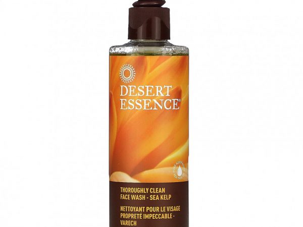 Desert Essence, Очищающий гель для умывания, тщательная очистка, морские водоросли, 8,5 ж. унц. (250 мл)
