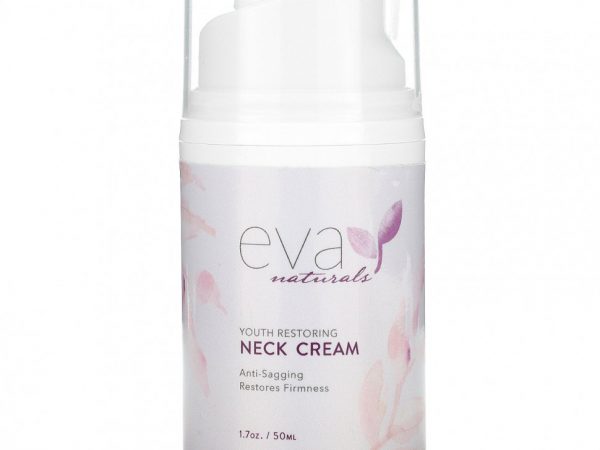 Eva Naturals, Восстанавливающий молодость крем для шеи, 50 мл (1,7 унции)