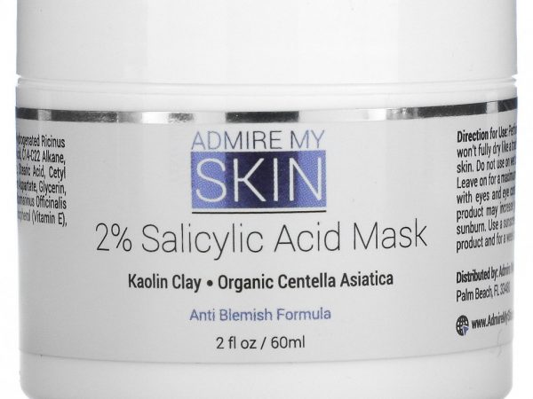 Admire My Skin, Маска с 2% салициловой кислотой, 60 мл (2 жидк. Унции)