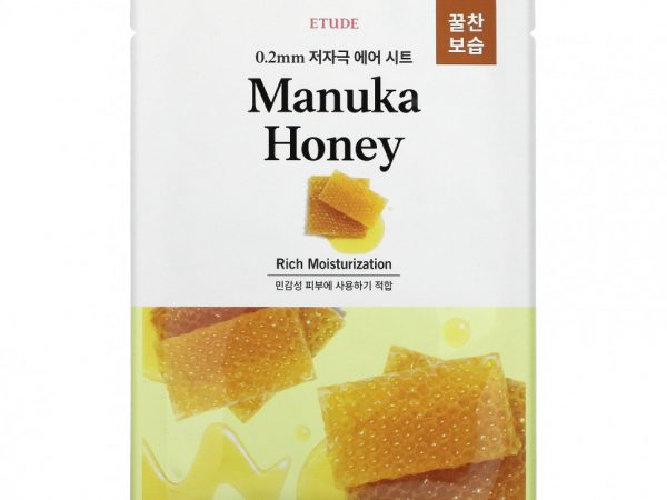 Etude, Manuka Honey Beauty Mask, 1 маска, 20 мл (0,67 жидк. Унции)
