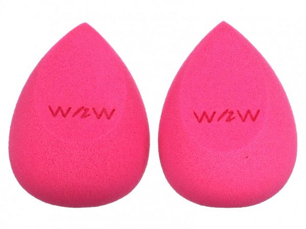 Wet n Wild, Губка для макияжа, двойное нажатие, розовая, 2 шт. В упаковке