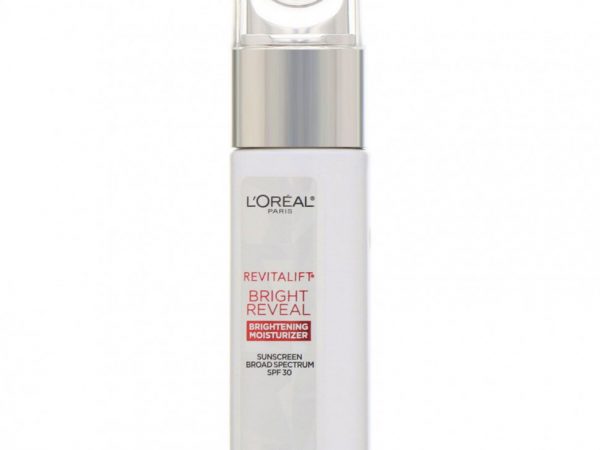 L'Oreal, Revitalift Bright Reveal, осветляющее дневное увлажняющее средство, SPF 30, 30 мл (1 жидк. Унция)