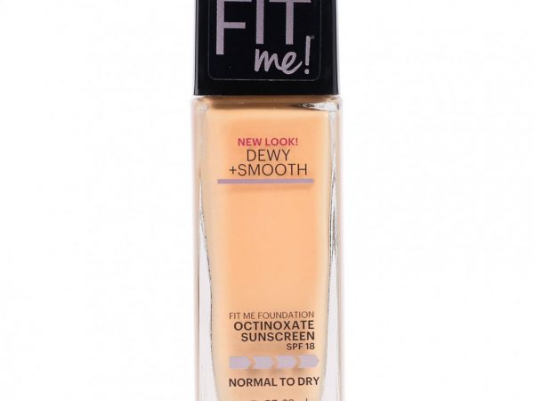Maybelline, Fit Me, увлажняющая и выравнивающая тональная основа, оттенок 220 «Натуральный бежевый», 30 мл (1 жидк. унция)