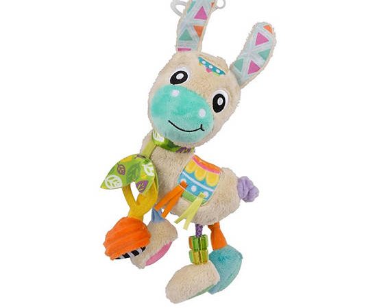 PLAYGRO Plush Sensory Friend Lupe Llama Multi-Color
