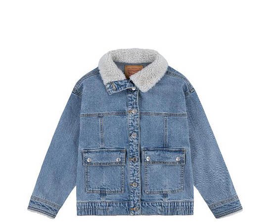 LEVI'S KIDS Girl Toddler Jacket with Sherpa COL L96-Gold Country