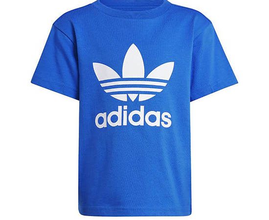 ADIDAS KIDS Unisex Toddler T-Shirt Adicolor Trefoil Blue