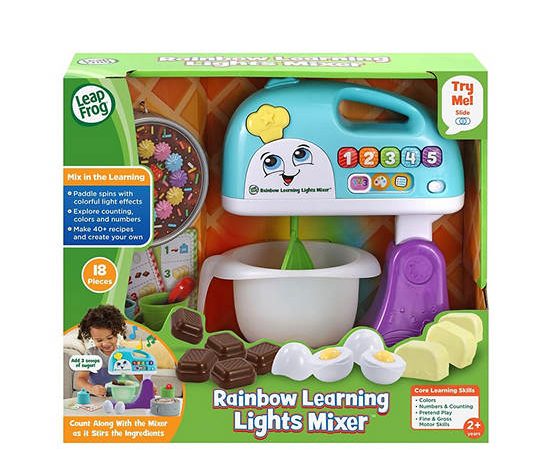LeapFrog Role Play Toy Rainbow Learning Lights Mixer Multi-Color