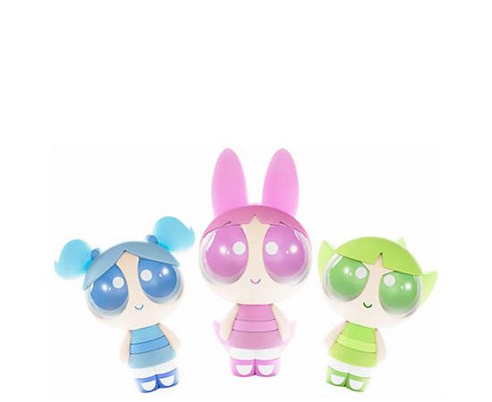 POWERPUFF GIRL Figure Set Soap Studio Powerpuff Girl Jelly Limited Edition 3 pcs Multi-Color