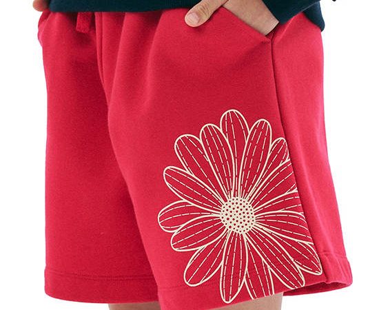 MARDI MERCREDI LES PETITS Kids Sweat Shorts Flower