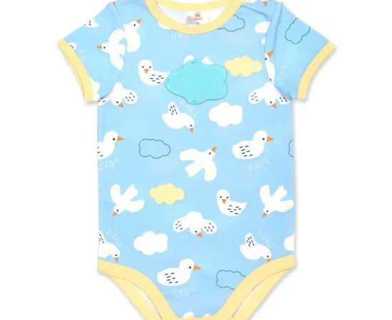 AUKA Blue,Bodysuit ,Cloud in the sky.