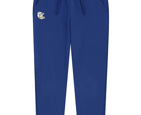 GIORDANO Boy's French Terry Elastic Waist Jogger Pants (Disney) Navy Peony Blue