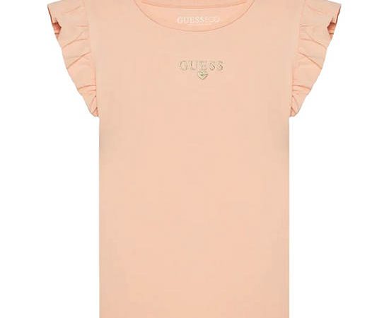 GUESS Kids Girl T-shirt for girls 3-6 yrs - Orange