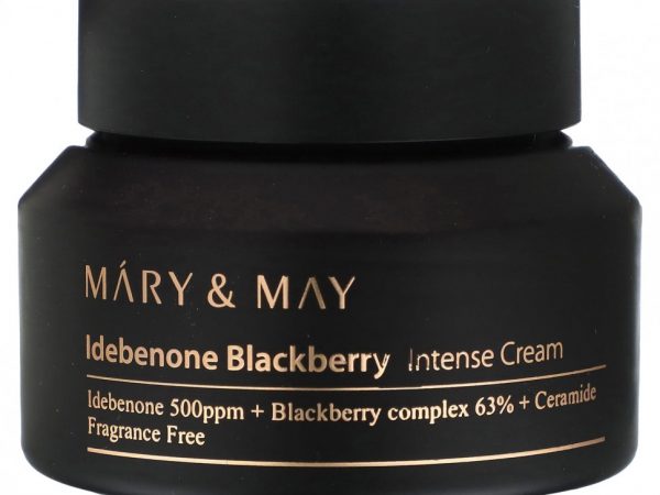 Mary&May, Idebenone Blackberry, интенсивный крем, 70 г (2,46 унции)