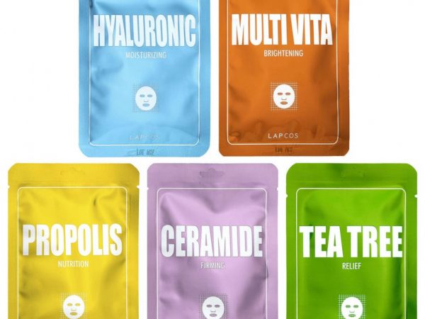 Lapcos, Variety 5 Beauty Masks Derma Care, 5 шт., По 25 мл (0,84 жидк. Унции)