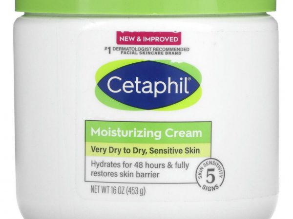Cetaphil, Увлажняющий крем, для очень сухой и сухой, для чувствительной кожи, 453 г (16 унций)