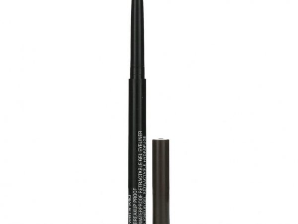 Wet n Wild, Выдвижная гелевая подводка с защитой от разрушения, черно-коричневая, 0,23 г (0,008 унции)