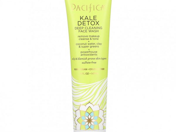 Pacifica, Kale Detox Deep Cleansing Face Wash, 5 fl oz (147 ml)