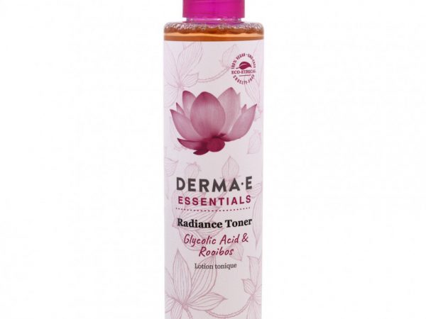 Derma E, Essentials, тоник для сияния, гликолевая кислота и ройбуш, 6 жидк. унц. (175 мл)